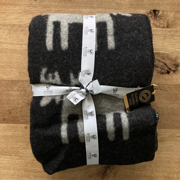 Klippan Moose Throw Blanket Wool 100%  51"x71" - Picture 1 of 5